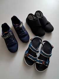 Buty dla chłopca, adidasy, sandały (3 pary) r. 29 dł. 18cm