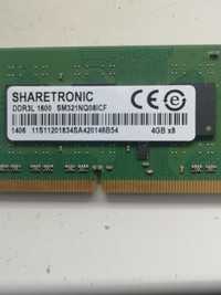Pamięć SHARETRONIC ddr3L  1600 4GB