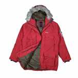 DIDRIKSONS Kurtka Parka StormSystem Czerwona Logo r. 40