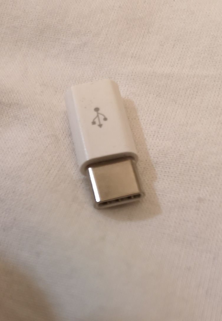 Przejście gniazdo microUSB - wtyk USB typ-C