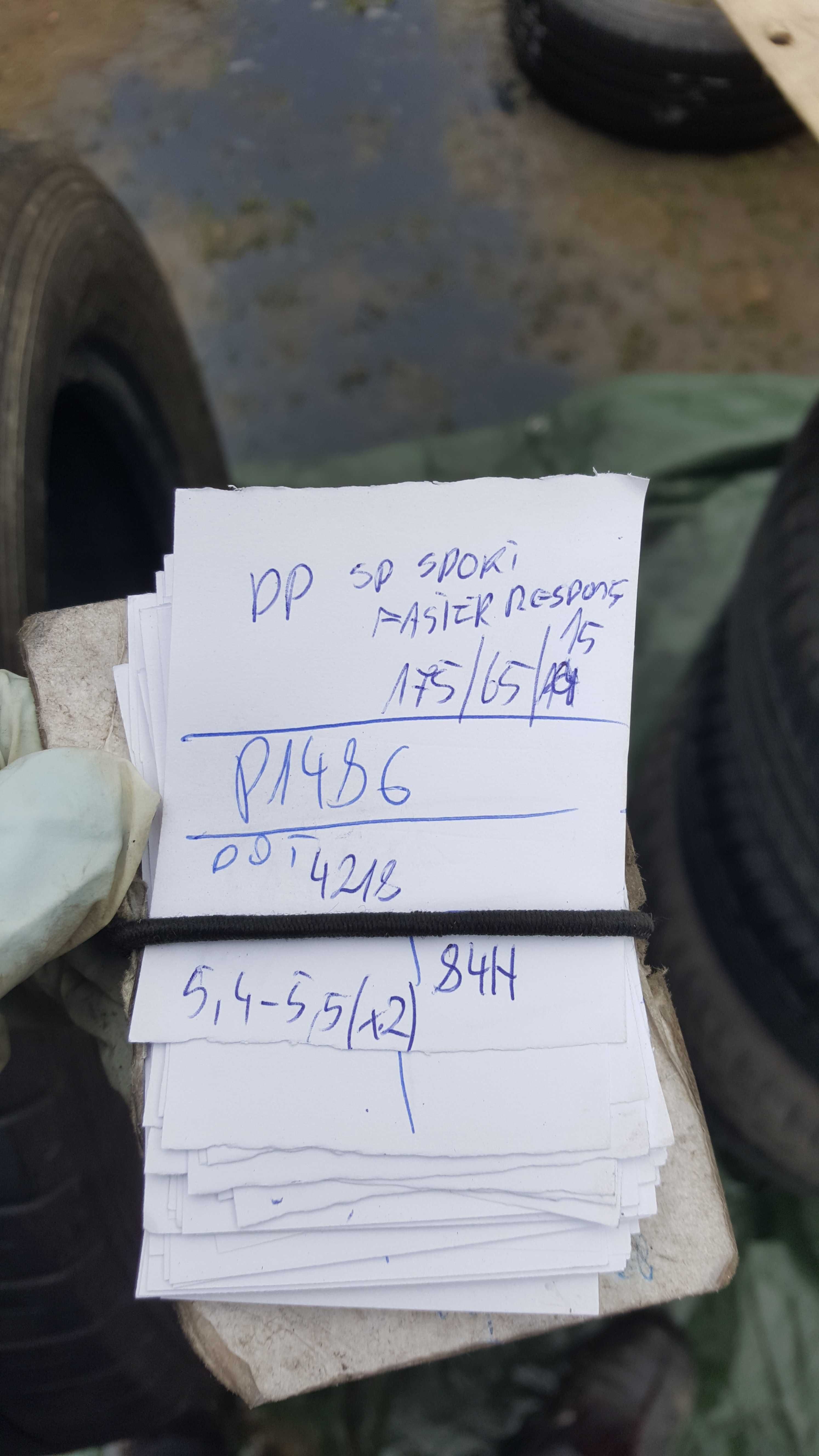 [2szt] Dunlop 175/65 r15 Letnie /// 5,5mm!!! 2019r MONTAŻ