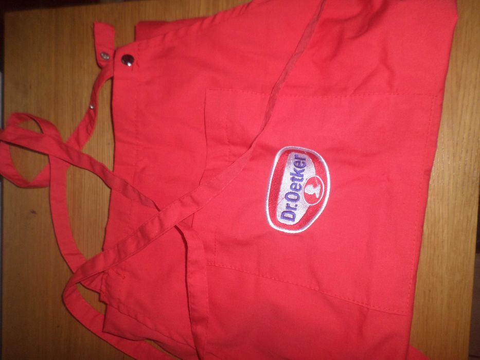 Avental de pano com publicidade