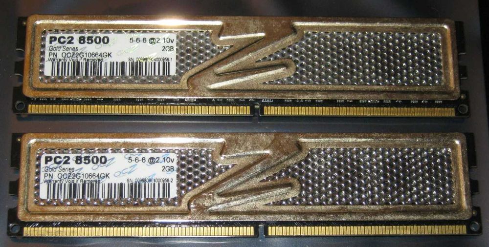 Gold Series DDR2 RAM 1066MHz PC2-8500U DIMM 240-pol.CL5 OCZ2G10664GK