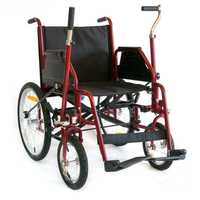 Кресло-коляска инвалидная складная рычажная Мега Оптим