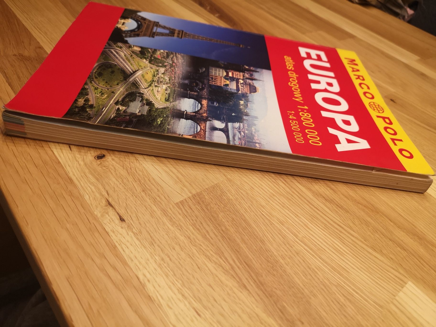 Atlas drogowy samochodowy Marco Polo Europa 1:800000
