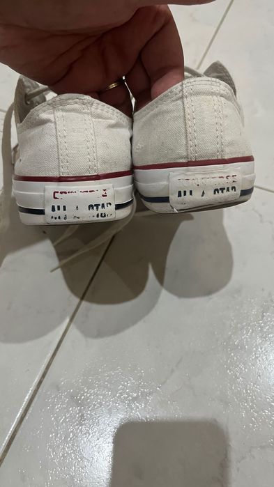 Sapatilhas Converse All Star mulher brancas tamanho 38