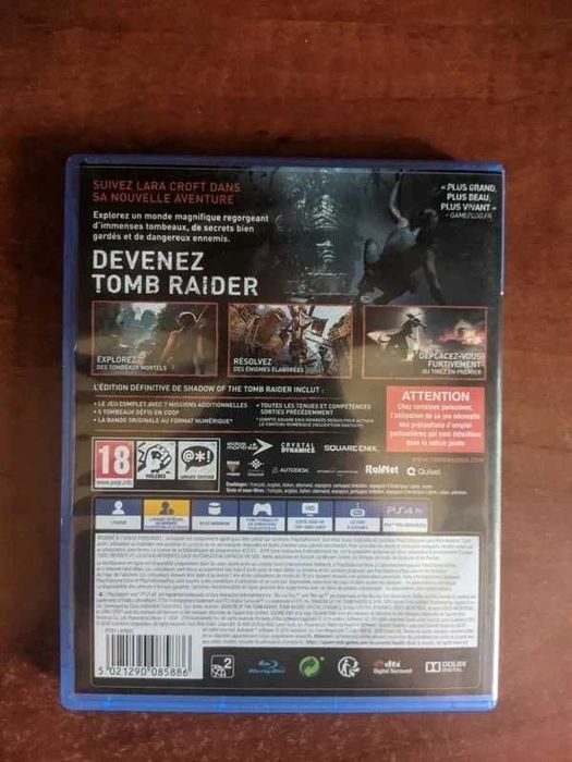 Shadow of The Tomb Raider Definitive Edition para PS4