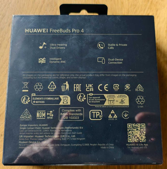 Преміум навушники Huawei Freebuds Pro 4 White GLOBAL (55037963)