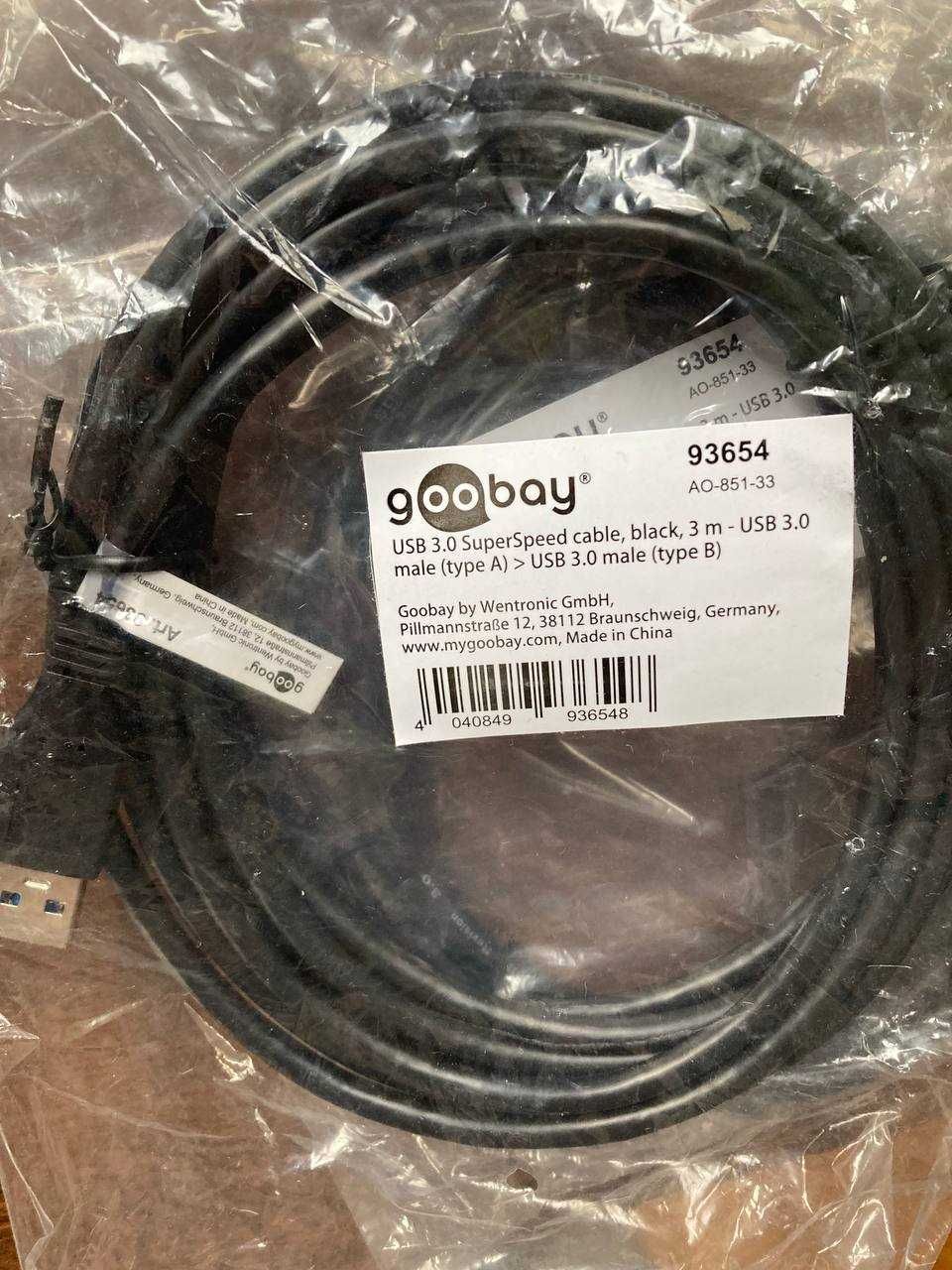 Kabel NOWY Goodbay USB 3.0 TYP-A / USB 3.0 TYP-B