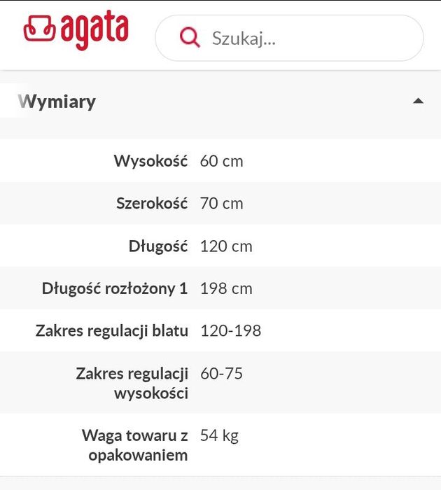 Ława z funkcją stołu Wenecja - Agata Meble
