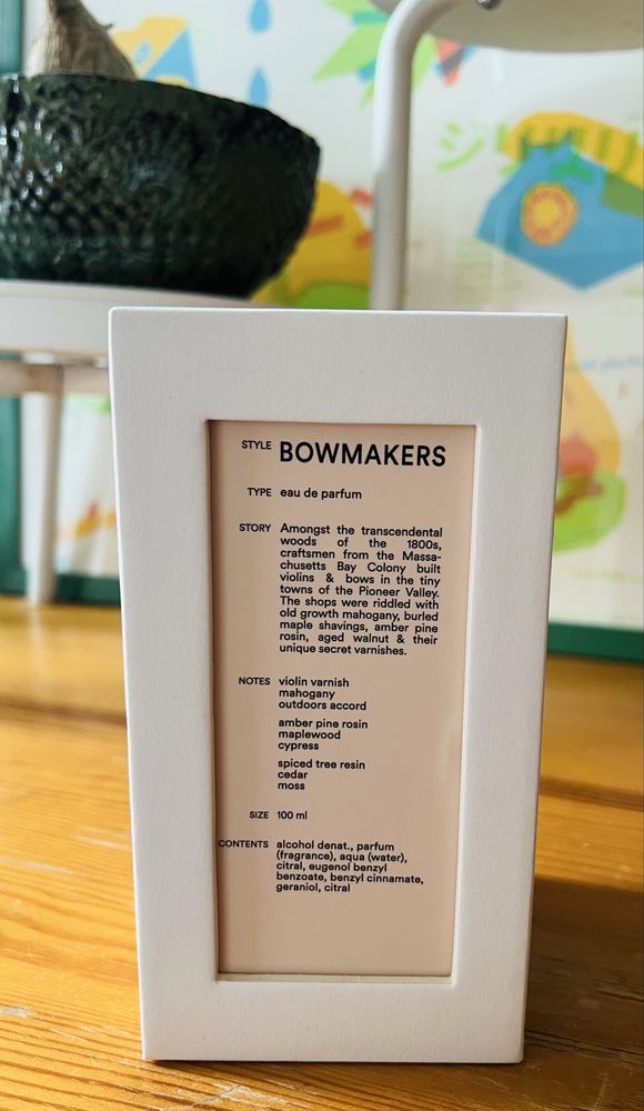 Puste pudelko po perfumach DS&Durga Bowmakers