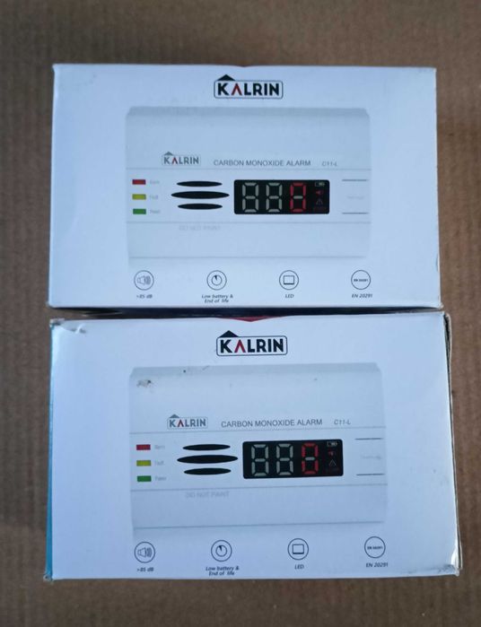 Nowe 2 czujniki czadu ,detektor tlenku węgla KALRIN C11-L
