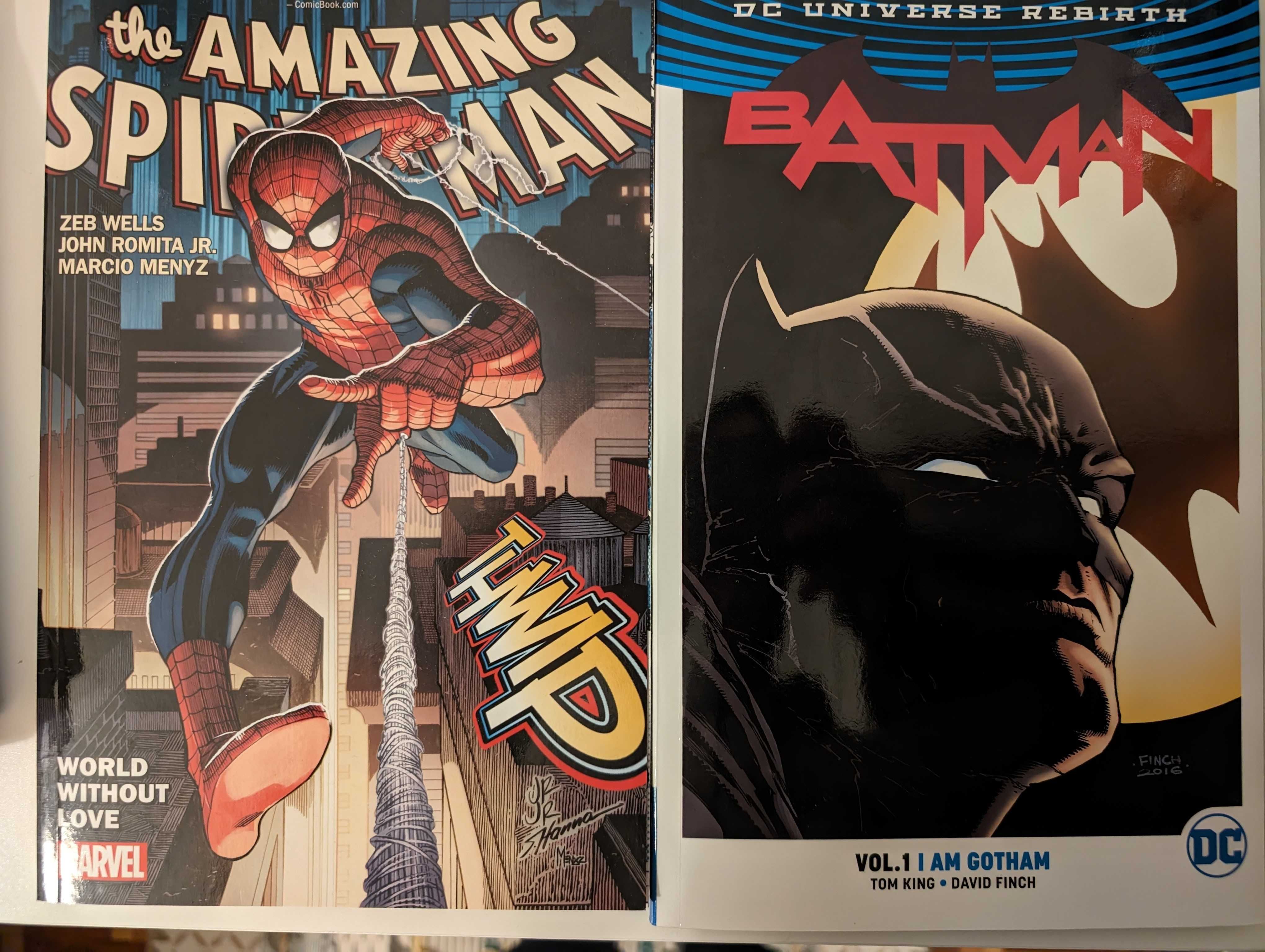 Banda desenhada Spider Man e Batman