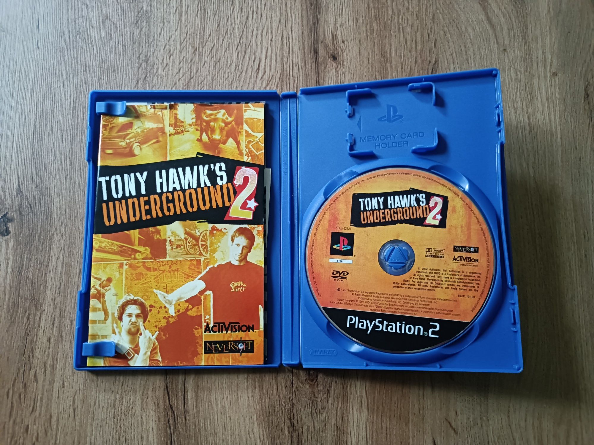 Zestaw gier z serii Tony Hawk na PS2