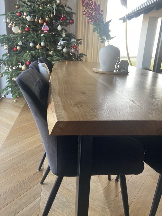 Stół dębowy lity loft