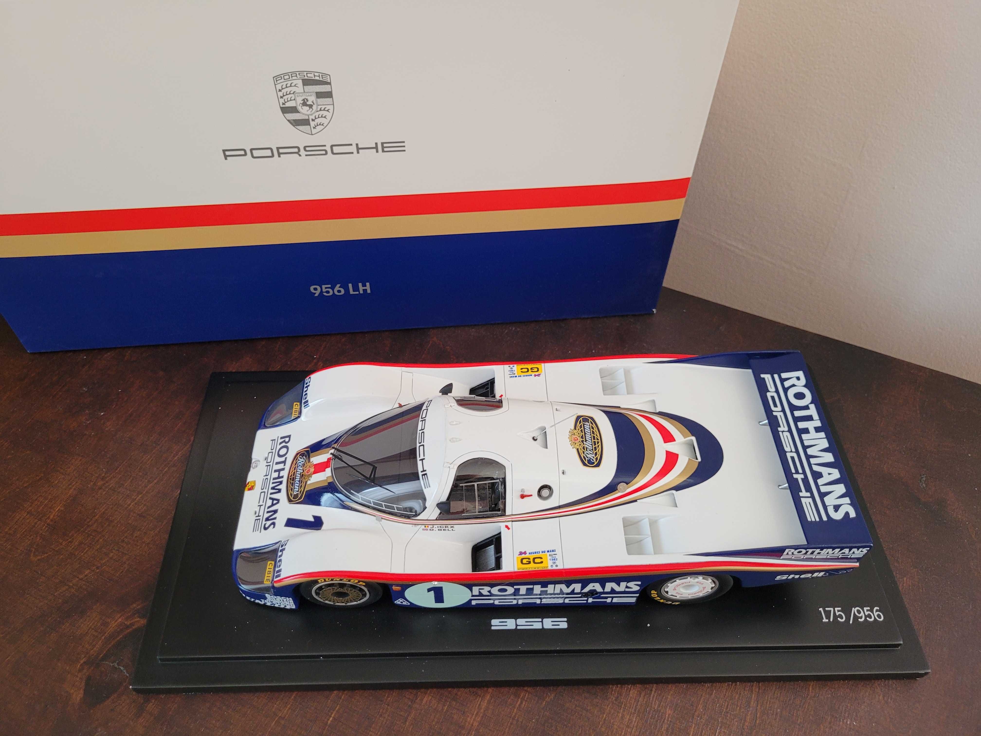 Porsche 956 1:18 zwycięzca Le Mans z salonu Porsche, Limitowany.