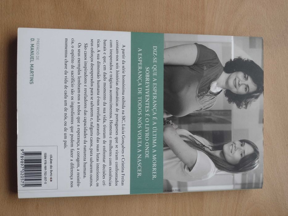 Livro "Sobreviventes" de Lúcia Gonçalves e Cristina Freitas