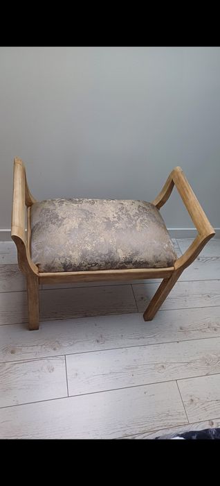 Stylowe siedzisko po renowacji