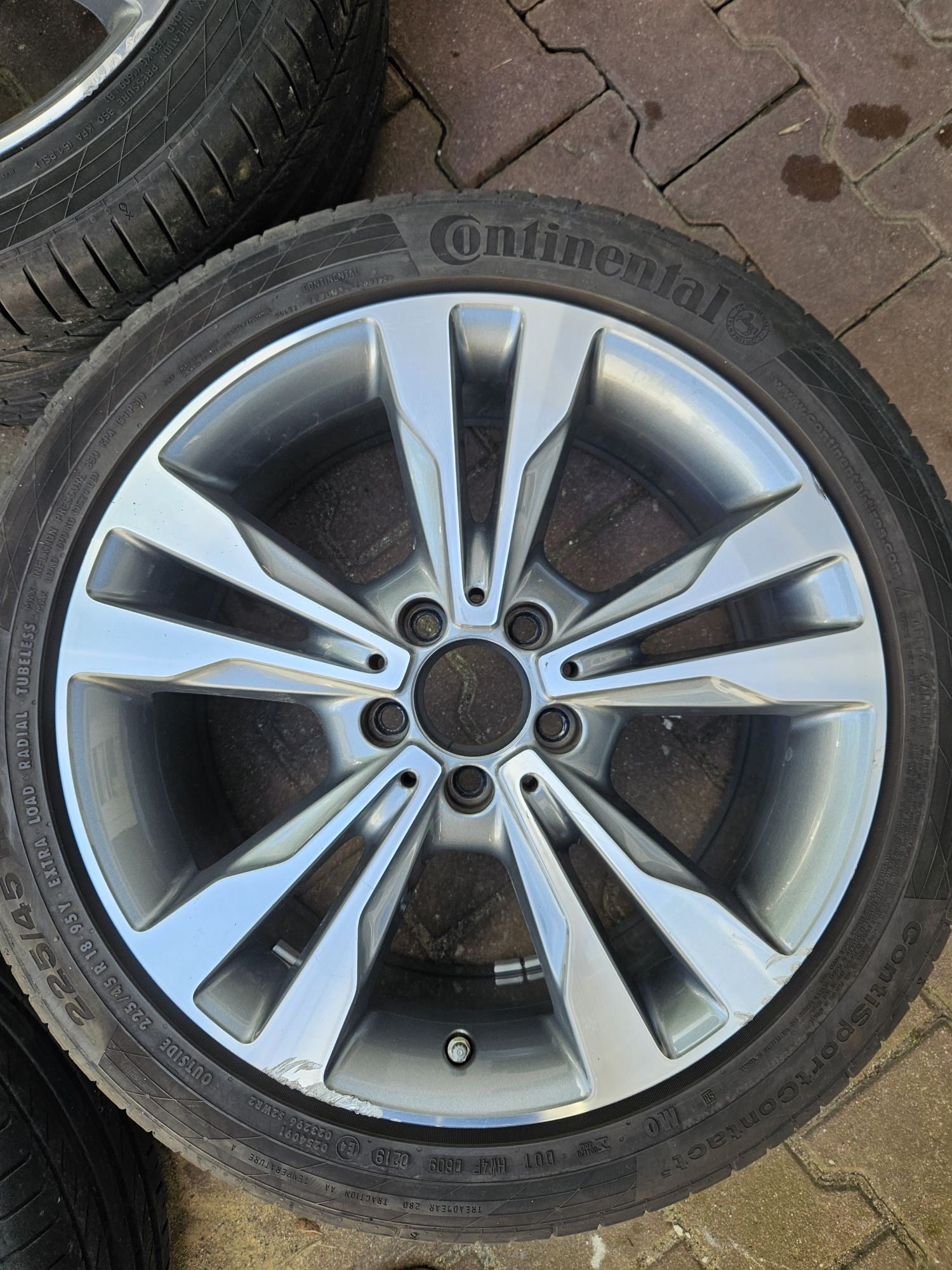 Oryginalne Felgi 18" Mercedes W205 C-Klasa 5x112 ET56 i ET44