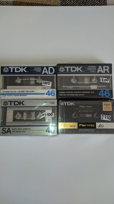 Продаю новые аудиокассеты TDK.
