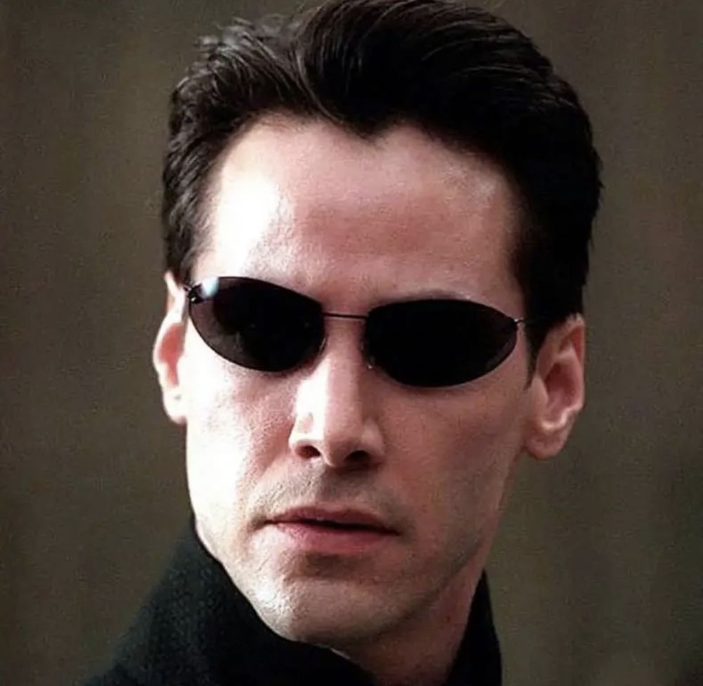Óculos de Sol Estilo Matrix