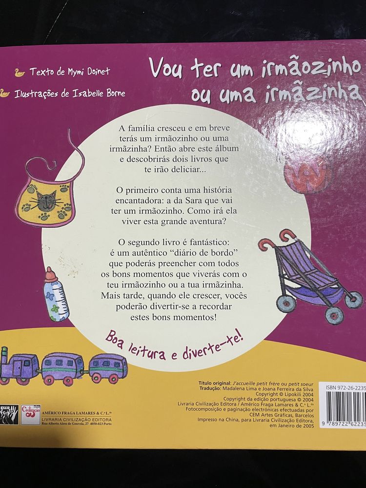 Livro: Vou ter um irmãozinho ou uma irmãzinha