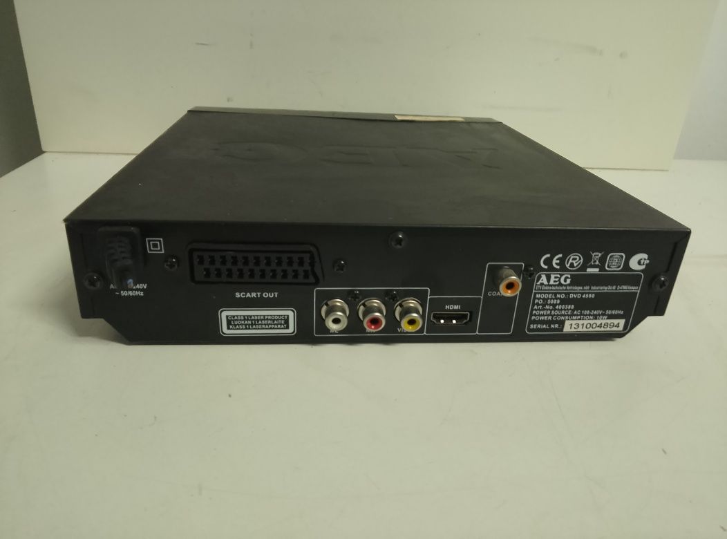 Odtwarzacz dvd AEG dvd4550 mpeg4 cd