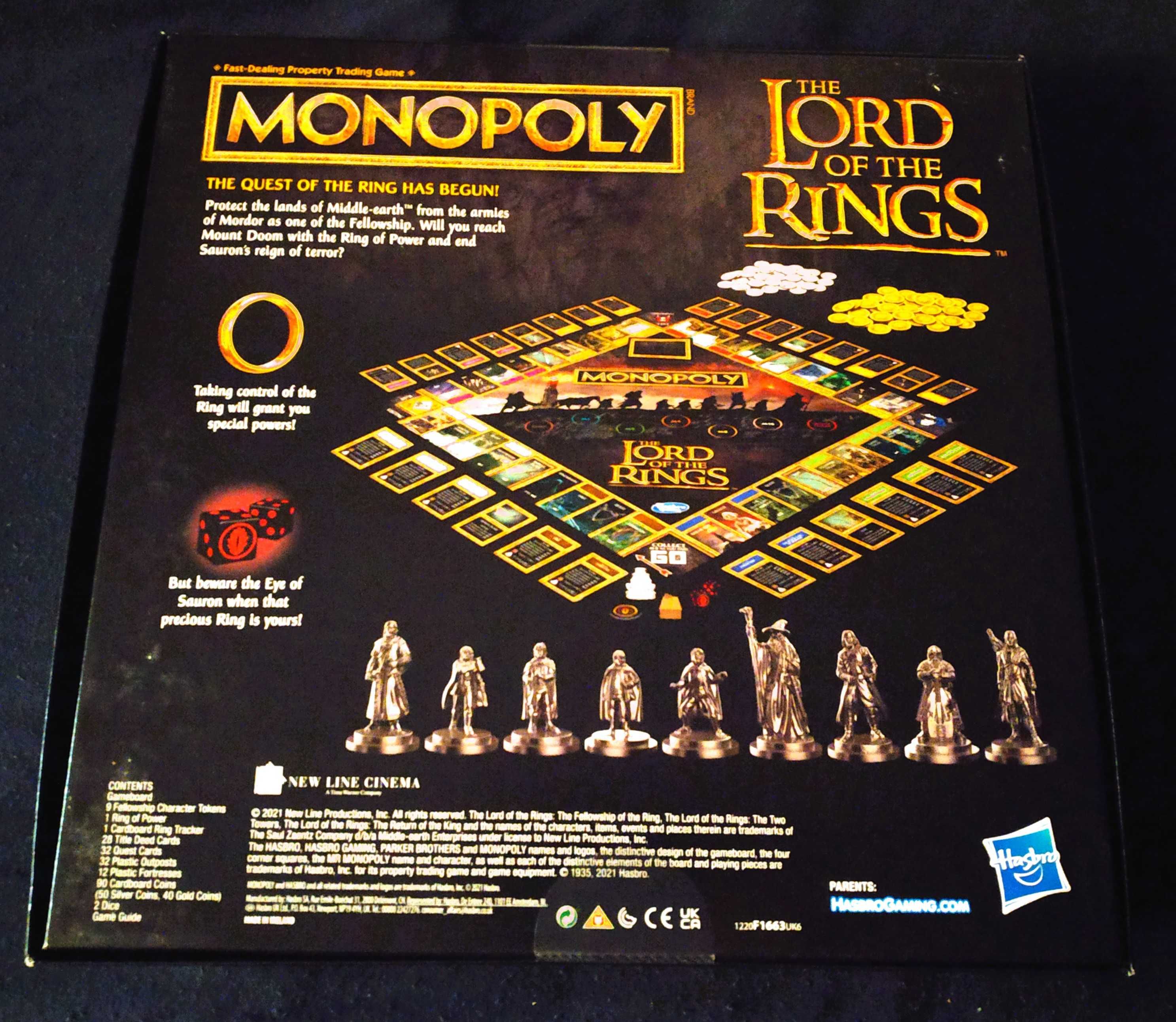 Monopoly The Lord of the Rings - gra planszowa Władca Pierścieni