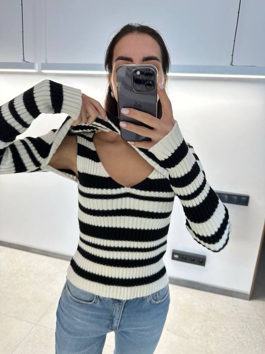Кофта в полоску з двох елементів
