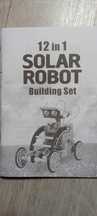 Zestaw STEM 12 w 1 do samodzielnego montażu Robot Solarny