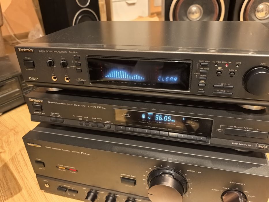 Korektor graficzny Digital Sound Processor Technics SH-GE90
 Techn