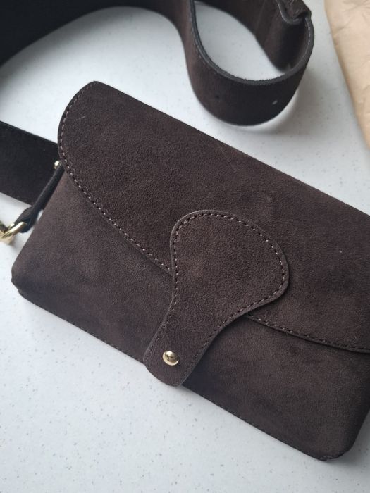 Skórzana  mała torebka