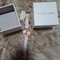 Michael Kors MK 7128 JAYNE zegarek damski beżowy i różowe złoto gwaran