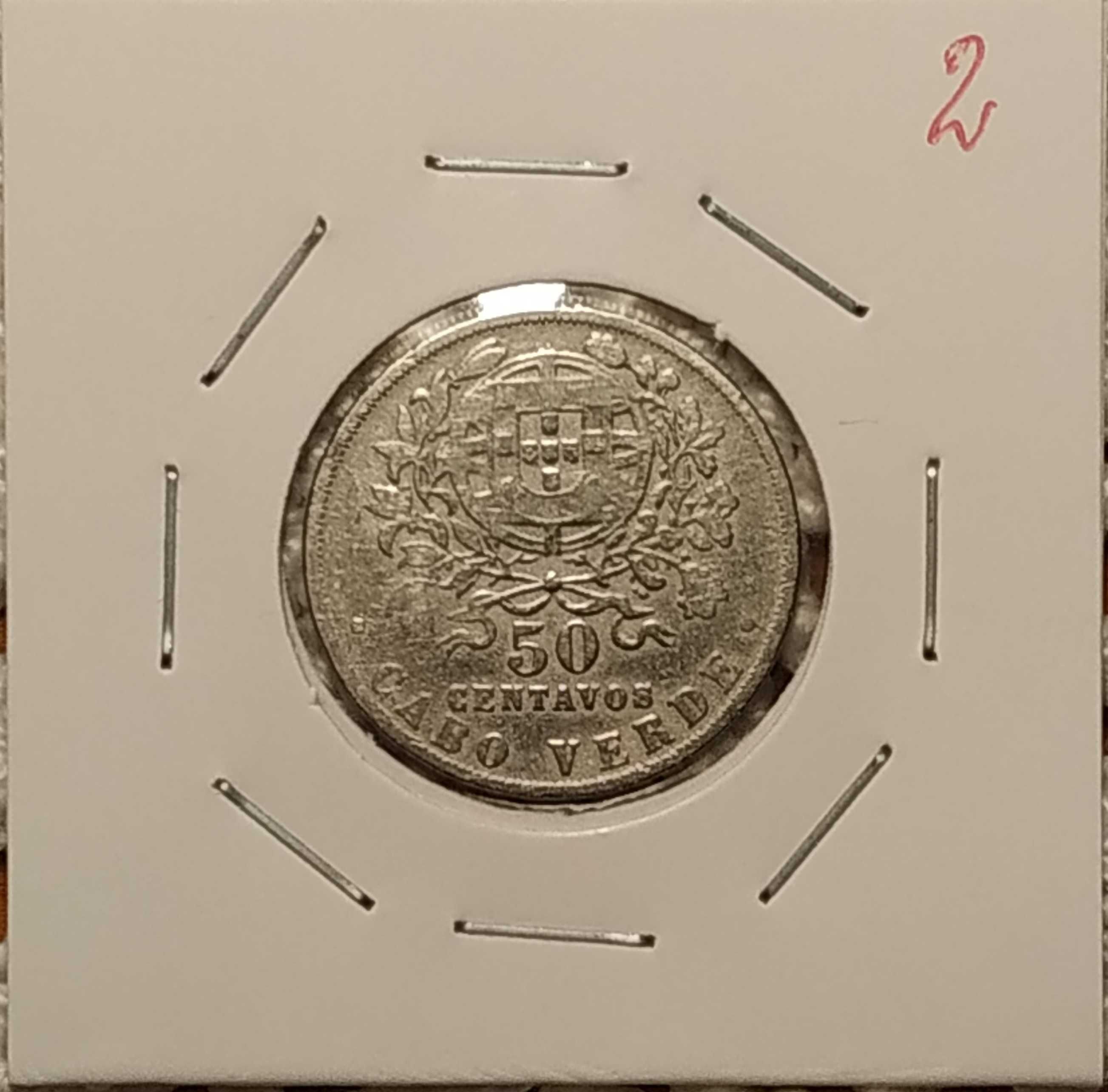 Cabo Verde - moeda de 50 centavos de 1930