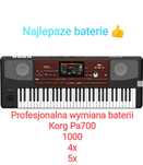 Usługa wymiany bateryjki w instrumentach Korg Pa700/1000 4x 5x