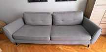 WAJNERT Oland - sofa rozkładana - kolor szary
