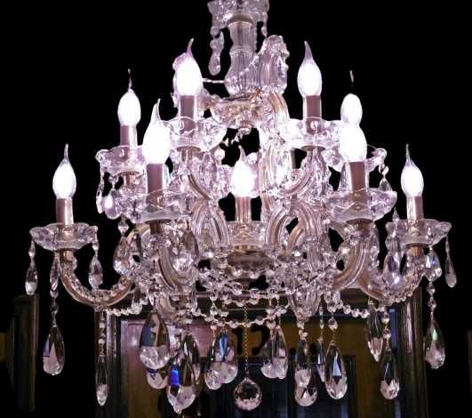 Candeeiro/ Lustre cristal