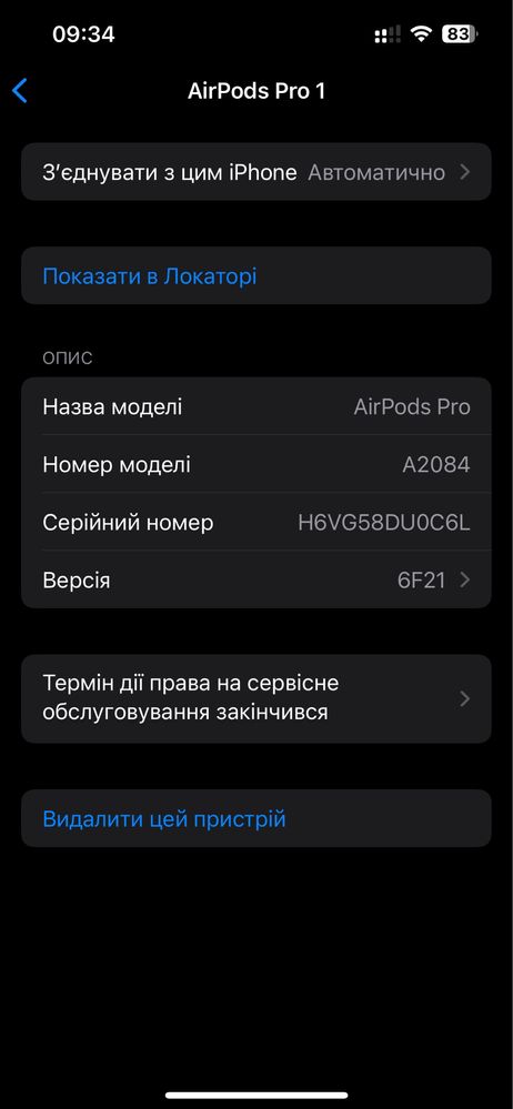 Оригінальні Air pods pro