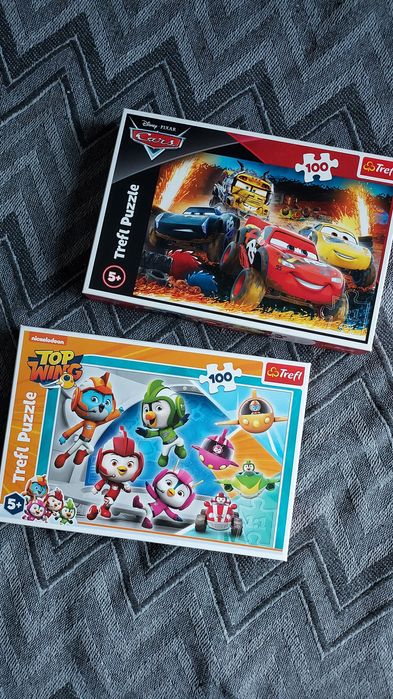 Puzzle dla chłopców dla dzieci postaci z bajek Auta Super Wings 100