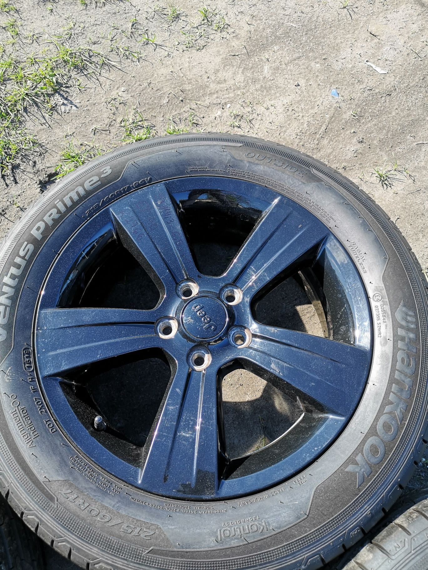 Komplet kół letnich 5x114,3 Jeep Compas Renault itp 215/60/17 Hankook