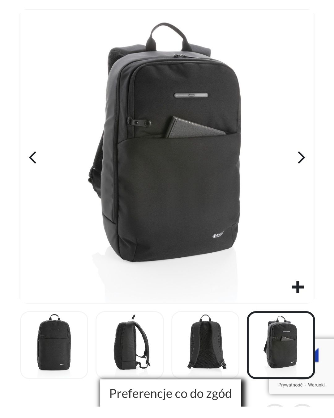 Plecak na laptopa ze sterylizatorem 15,6 calaUV-C