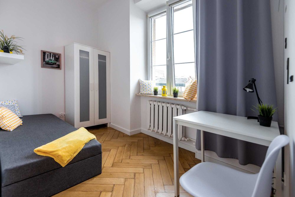 duży pokój 1 osobowy z balkonem Ursynów Kabaty Metro