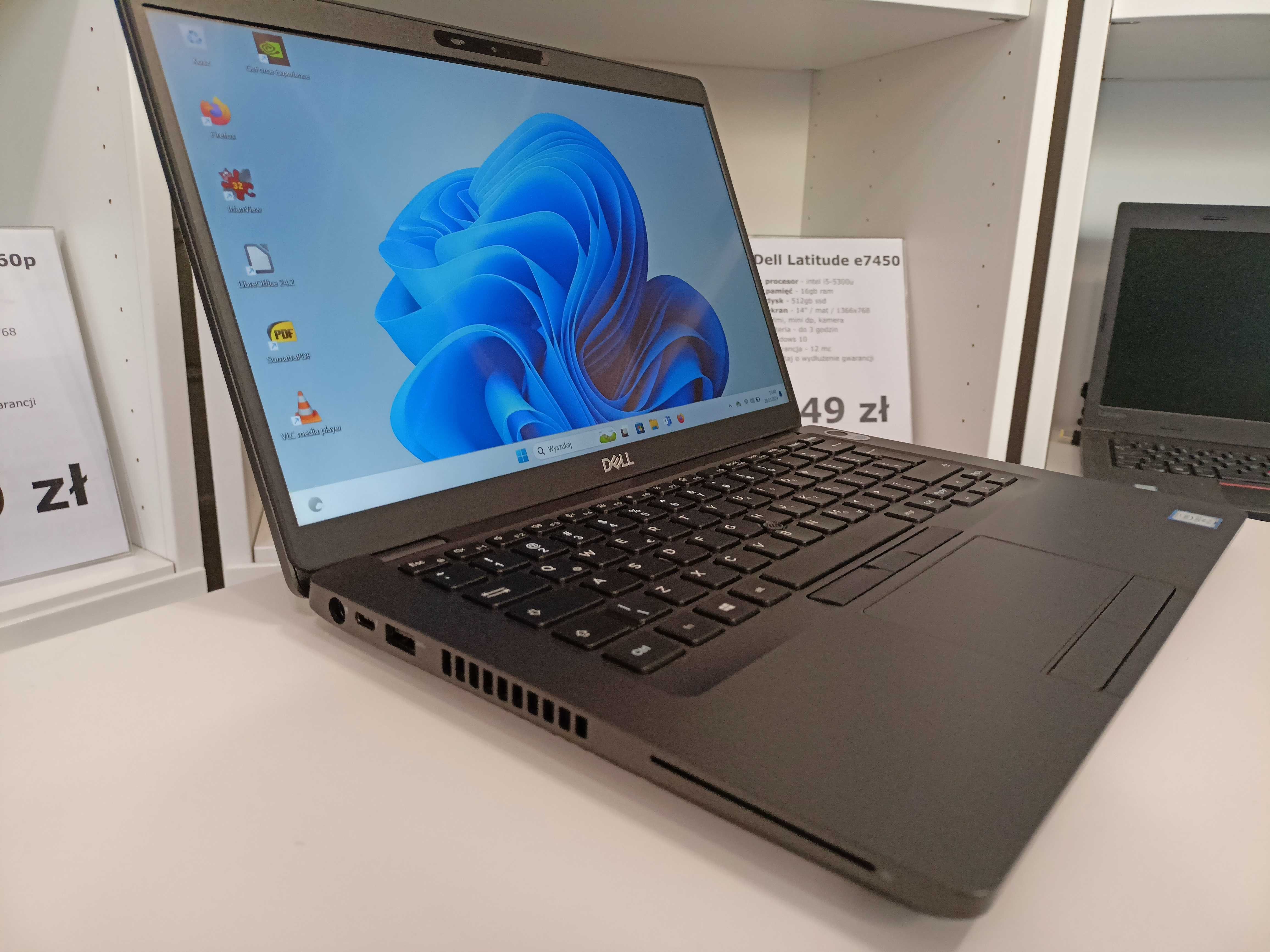 Dell Latitude 5401 i7-9865h 16gb 512ssd MX150 2gb Dotyk FV23% RATY 0%