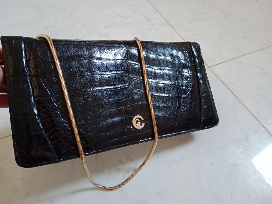 Кожа крокодила,шикарний клатч