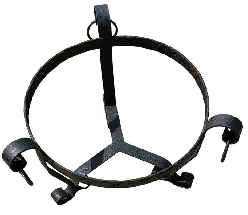 Suporte de Pote em Ferro Antigo
