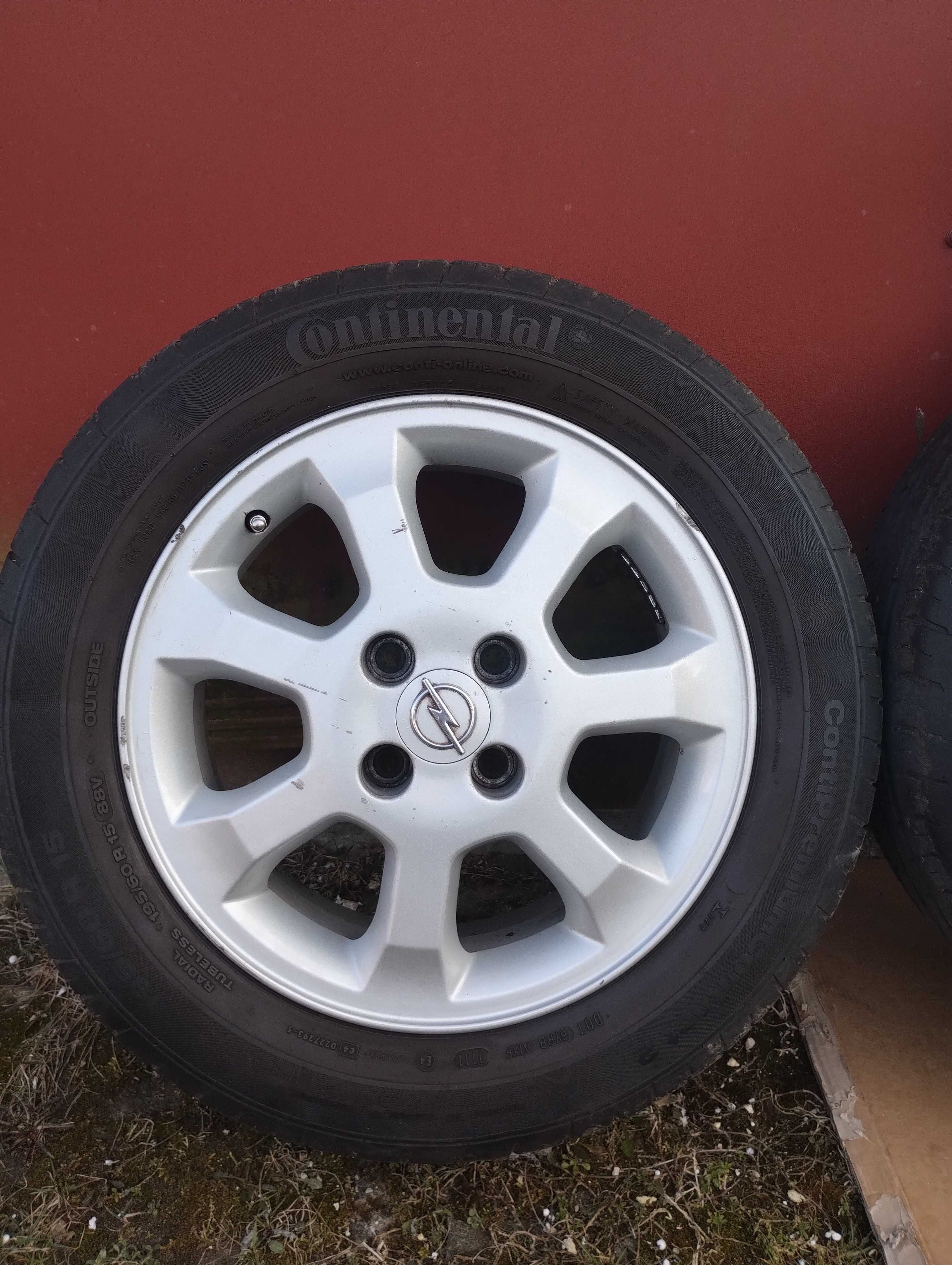 Komplet kół letnich 195/60R15 do Opla II Astry G