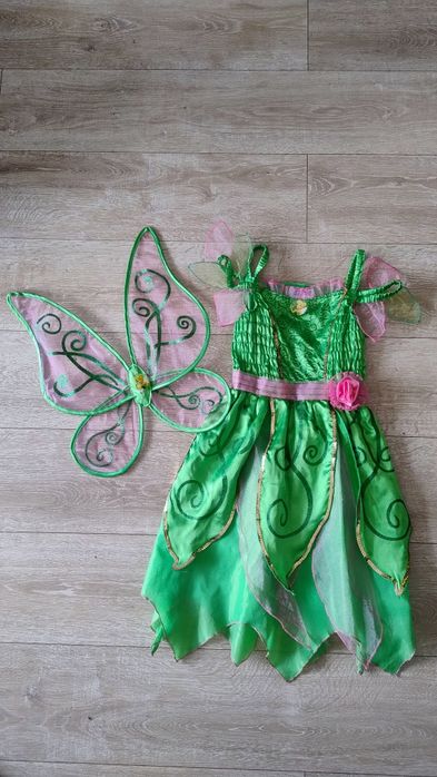 Strój Dzwoneczka Disney r. 128-140 wróżka Dzwoneczek kostium