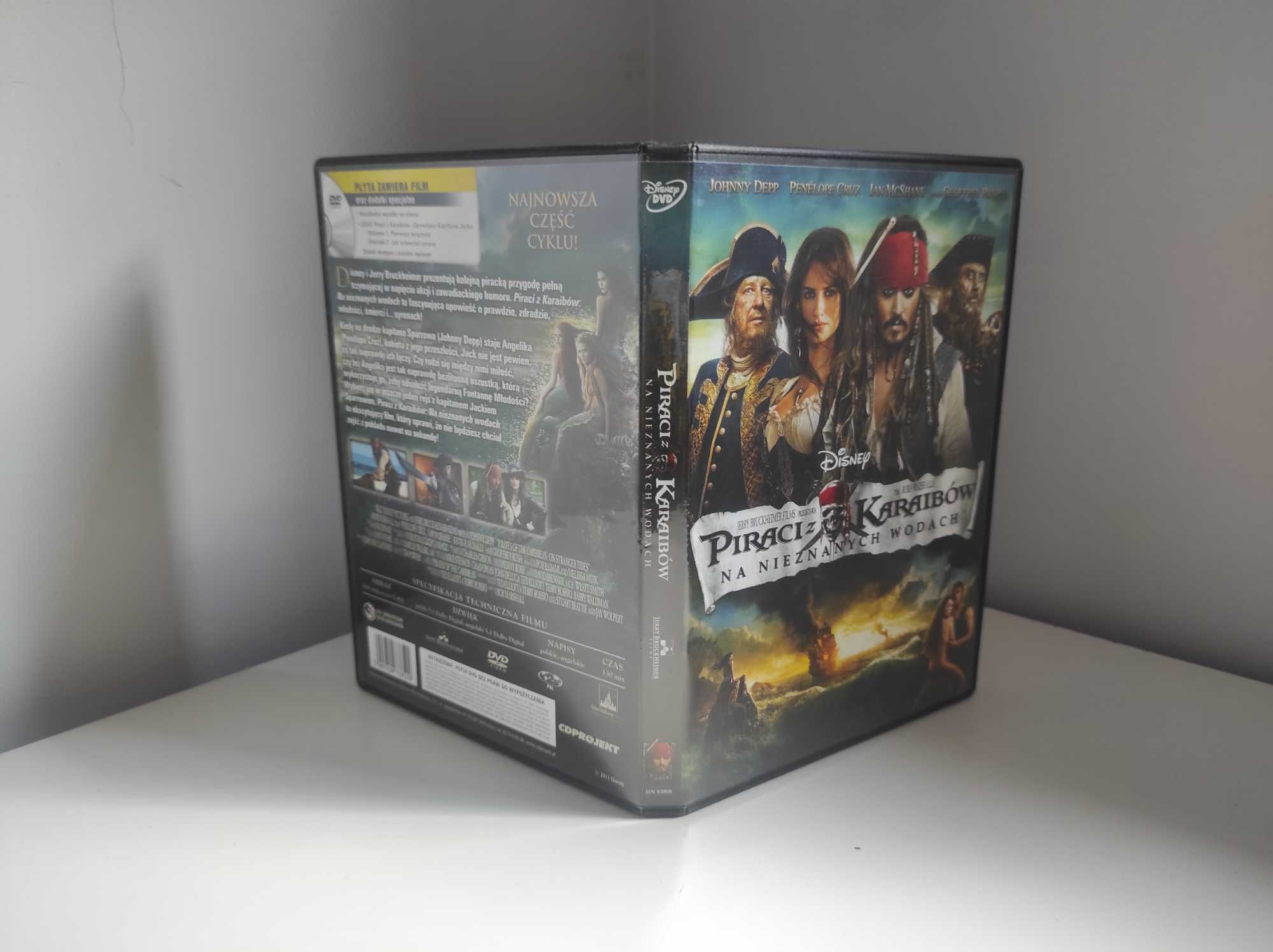 DVD Piraci z Karaibów: Na nieznanych wodach