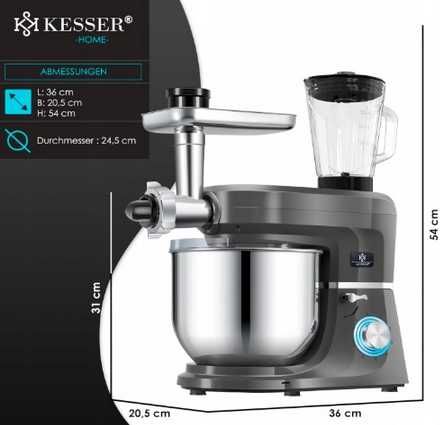 Robot kuchenny planetarny mikser maszynka do mielenia blender zestaw