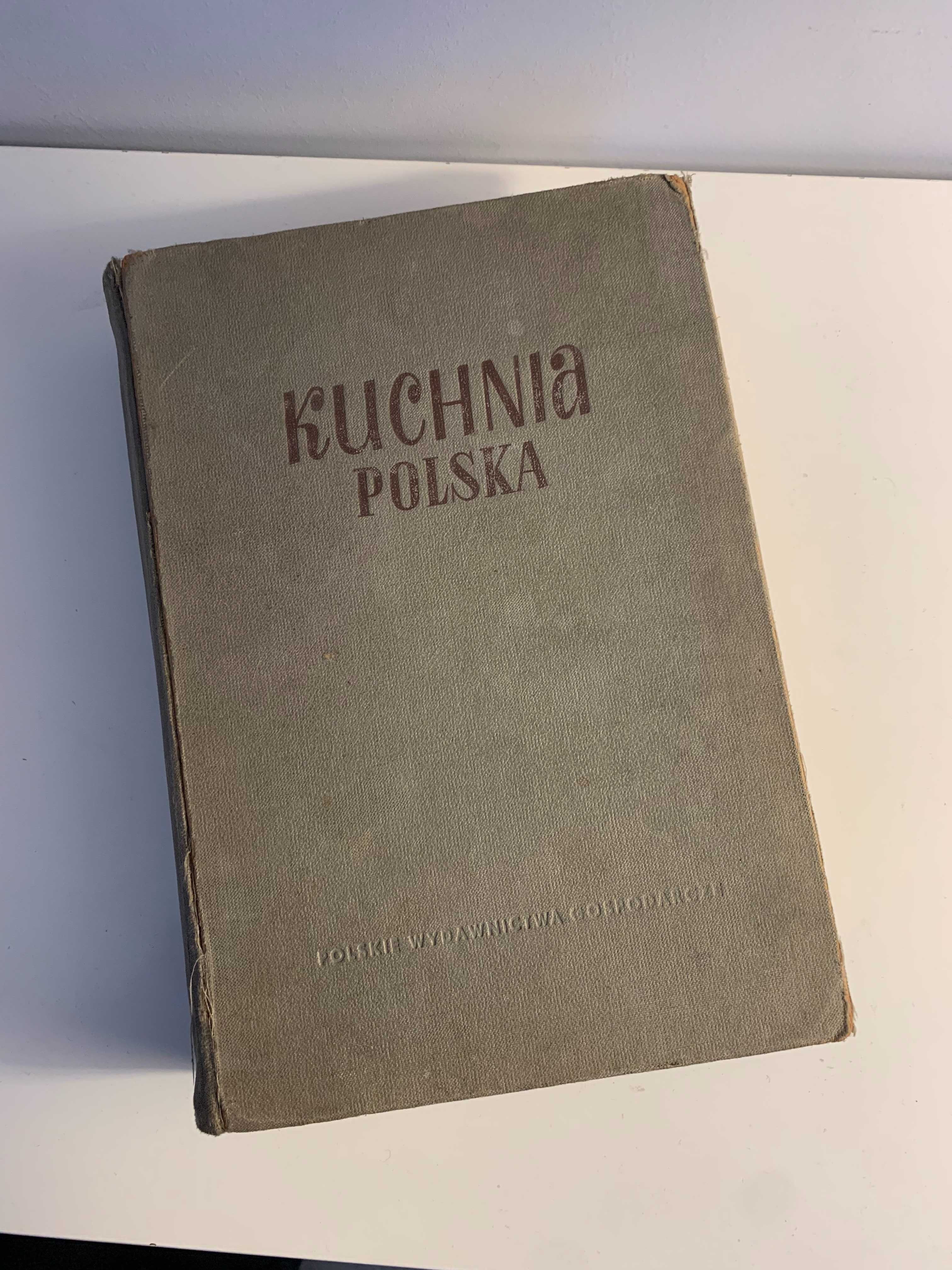 Ksiązka kucharska Kuchnia Polska, PRL, 1956 r.